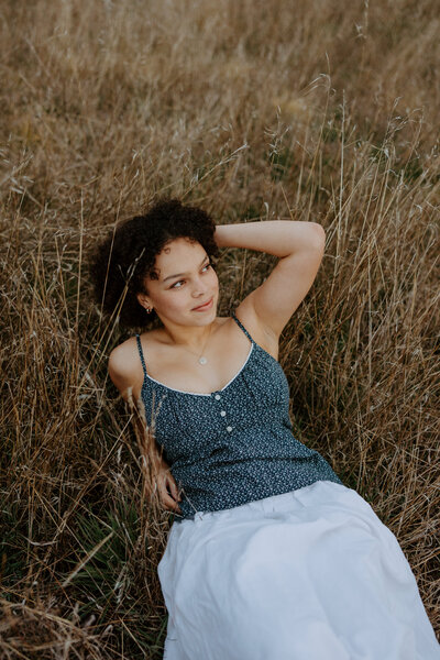 San Diego field candid Senior portraits - san diego graduation photographer