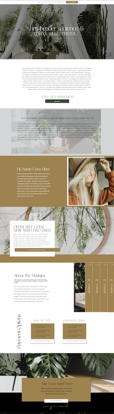 zen luxe showit website template designed by becky luna designs