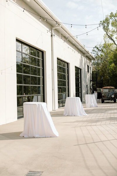 Cocktail Hour Space at Unique Wedding Venue