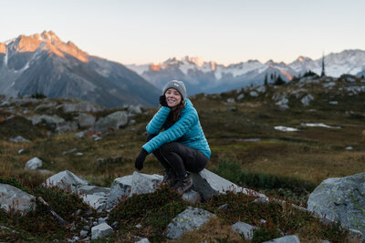 Elopement photographer in the Alberta Rocky Mountains