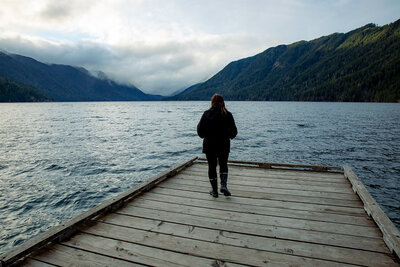 Aimee Danielson in Olympic National Park