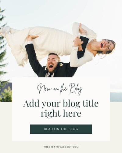 Instagram post design for blog post