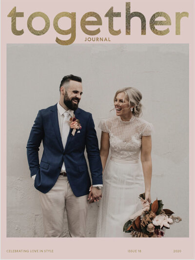 couple on the cover of together journal magazine