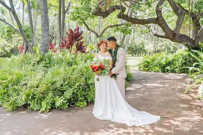 Anuenue Bouquet - Maui wedding floral