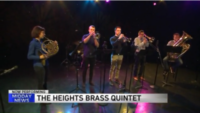The Heights Brass Quintet performs on WGN TV