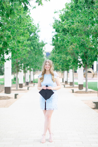 Aggie Senior Portraits at Aggie Park in College Station Texas