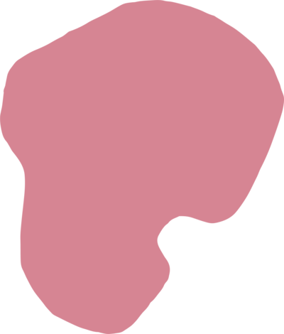 pink abstract blob