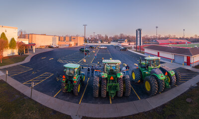 Morton High School in Morton Illinois plays hosts to annual tractor drive day for the FFA of Central Illinois
