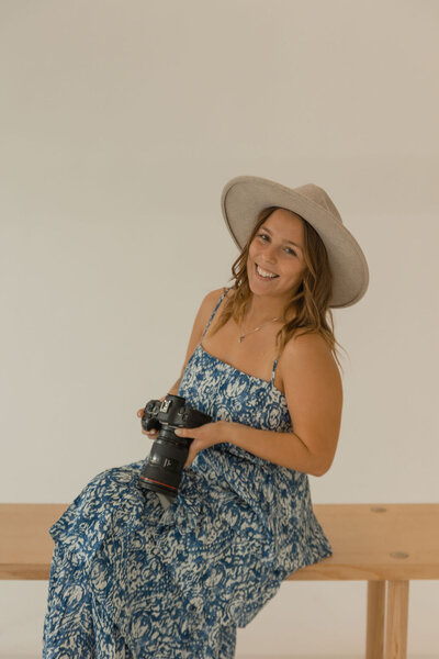kenzie pellerin holds camera