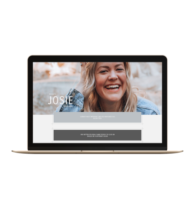 Customizable Showit Website Template for Photoraphers and Creatives