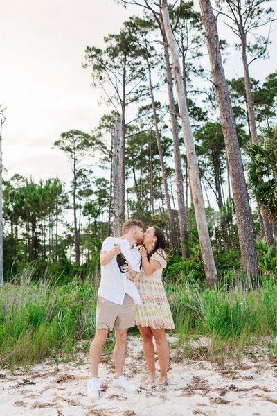 Pensacola Beach Florida couple gets engaged