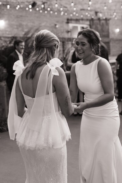 brides dancing at their reception