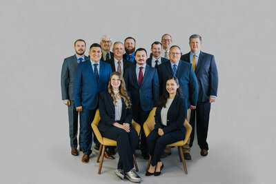 corporate group photo for