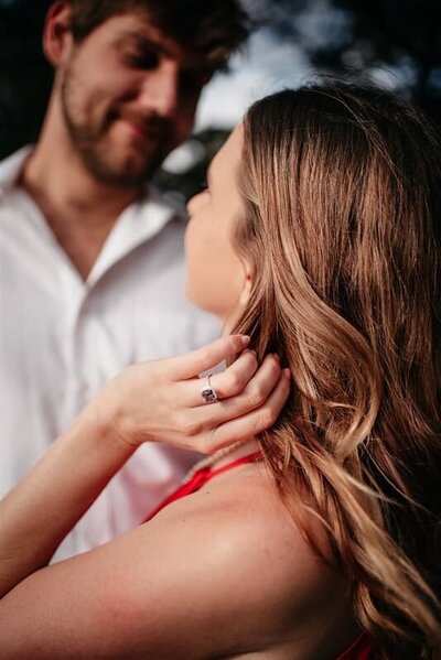 Stephanie and Chris's engagement session at the Geelong Botanical Gardens