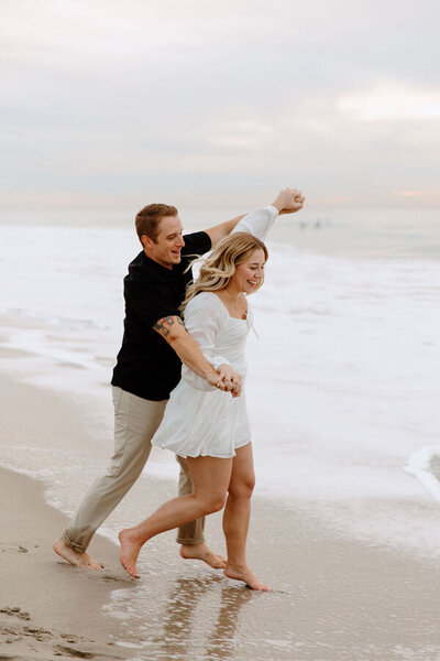 An engagement session in Orange County, California.