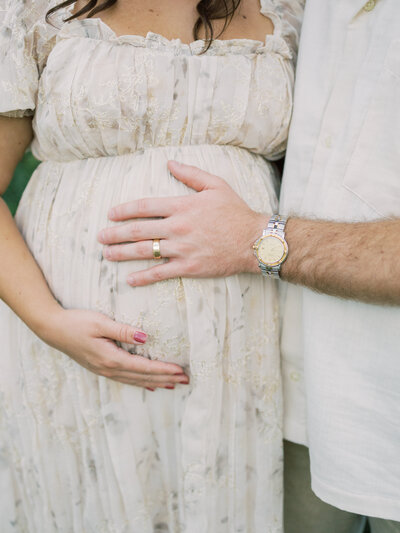 Baby sleeping during newborn session.
