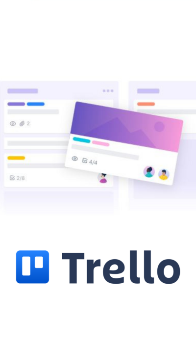 A screenshot of Trello Board example and marketing to showcase that Trello is a tool Donna and Matthew Photography use in their business to keep on track with task and workflows that needs to be organized to keep their business overall ahead of the game.