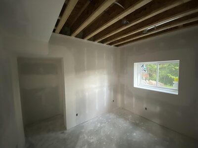 Commercial drywall project in Fort Frances – finished walls