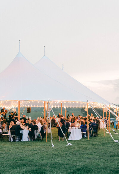 timeless tented wedding in Northern Virginia