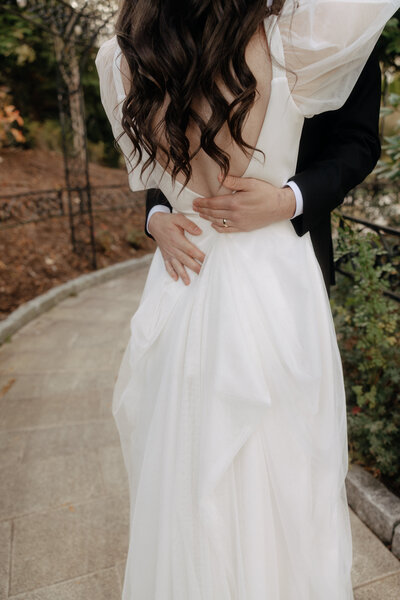 Artistic bridal preparation captured in timeless editorial style.