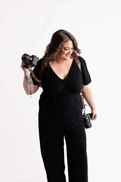 Candid personal branding photography session for a creative entrepreneur in Oregon.