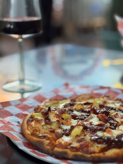 pizza with toppings