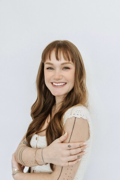 Portrait of Amy, lash specialist in Austin
