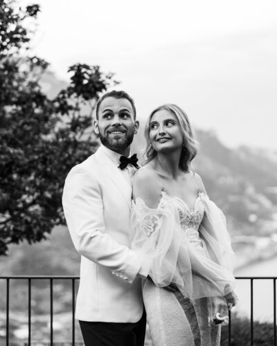 Married couple in Ravello Italy