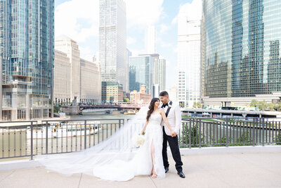 Light and airy wedding photography in Chicago