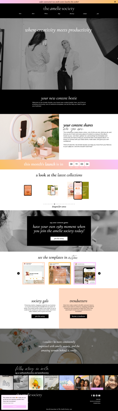 Amelie Website