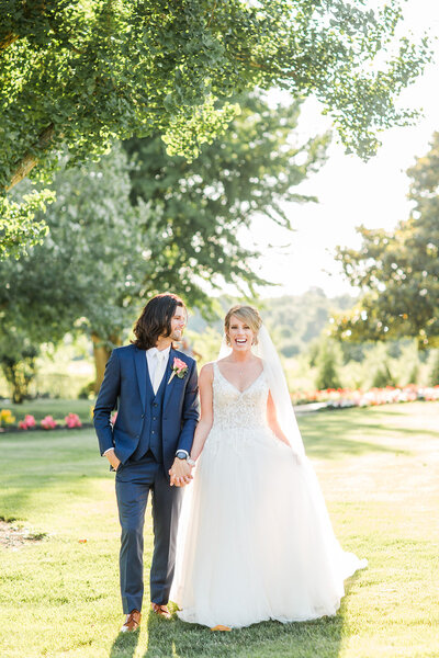 spring wedding portrait