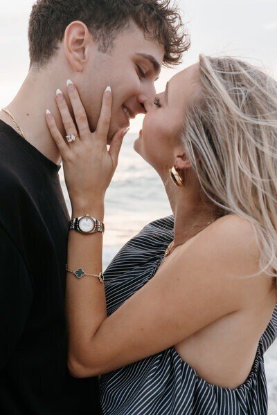 Elijah and Sydneh's engagement session captured by Priscila Del Cristo, West Palm Beach wedding photographer. 