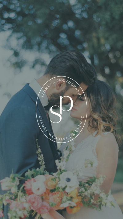 instagram story design with photographer logo