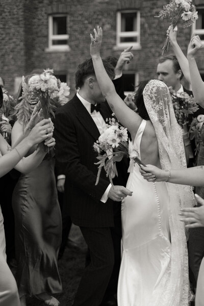 wedding party dancing