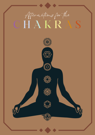 This workbook contains Affirmations for the Chakras for Body, Heart, Mind, Soul, Home, Career/Business, Money and Purpose