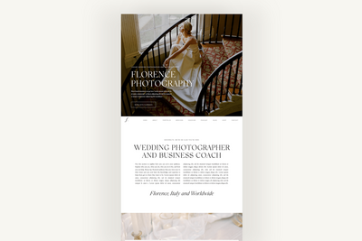 Website mockup.