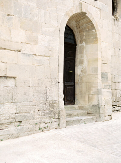 Arched stone doorway