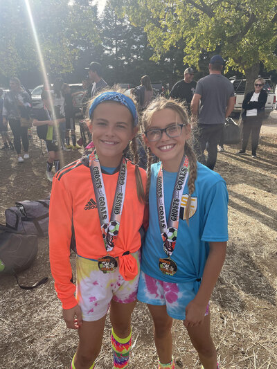 Mom and daughter who completed The Elite Mental Game together