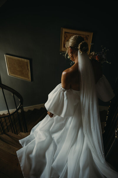 Portrett av brud – fotografering i Frankrike