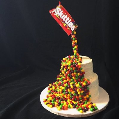 skittles cake