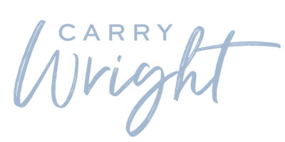 Carry Wright Logo - Powder Blue
