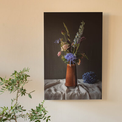 Een herinneringsstilleven geprint op Fine Art papier op dibond