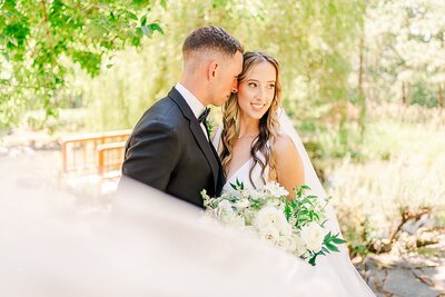 wedding photo of bride and groom by Joni Loraine Photography portland wedding photographer