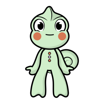 Mascotte créée par Fenicia Studio pour l'identité visuelle d'une organisation proposant des ateliers de chants inclusifs.