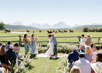 Jackons Hole Wedding at Diamond Cross Ranch