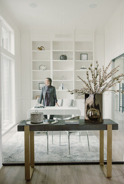 dark office design