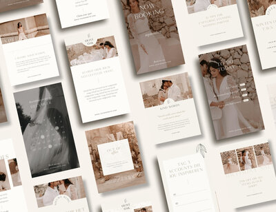 Elegante Instagram templates voor fotografen