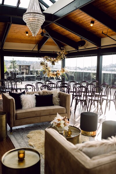 specialty event rentals at olympic rooftop pavilion in seattle