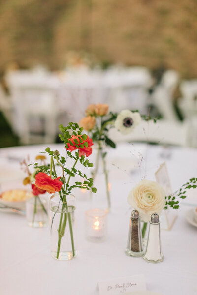 fall florals table centerpiece