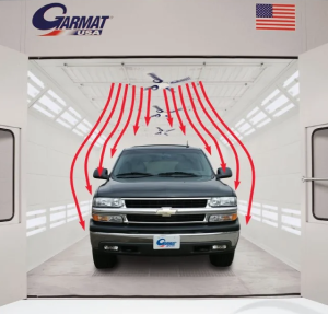 Car in a drying system